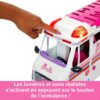Barbie Coffret Véhicule Médical Ambulance Clinique Enfants 3