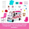 Barbie Coffret Véhicule Médical Ambulance Clinique Enfants 3