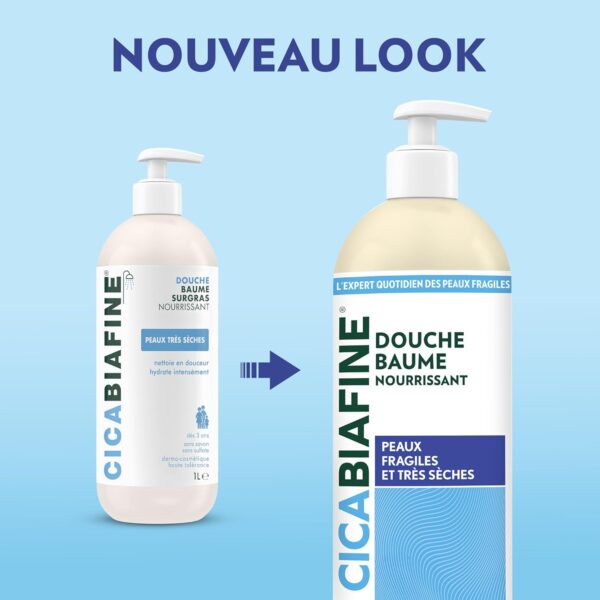 Gel douche surgras Cicabiafine hydratation 24h peaux sèches-1