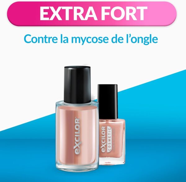Traitement mycose ongle Excilor Forte Color Nude réparateur-1
