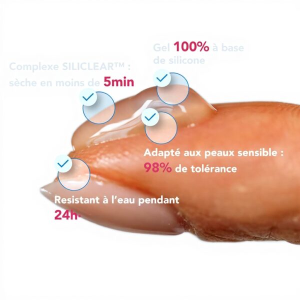 Gel cicatrice silicone Kelo-Cote UV SPF 30 traitement