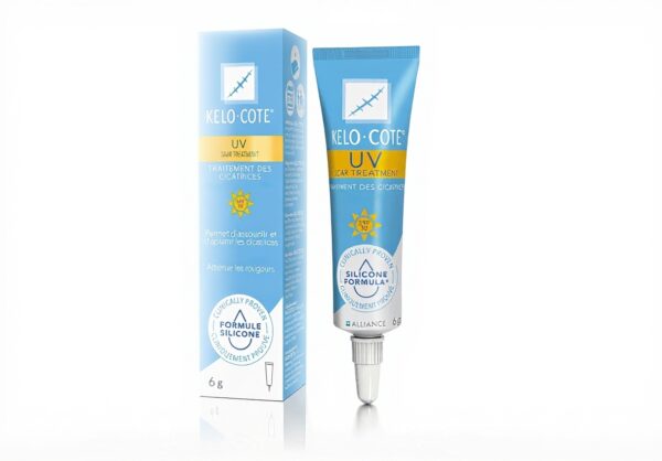 Gel cicatrice silicone Kelo-Cote UV SPF 30 traitement