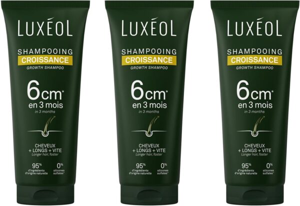 Shampoing Croissance Luxéol Huile Ricin Amla Ginseng-0