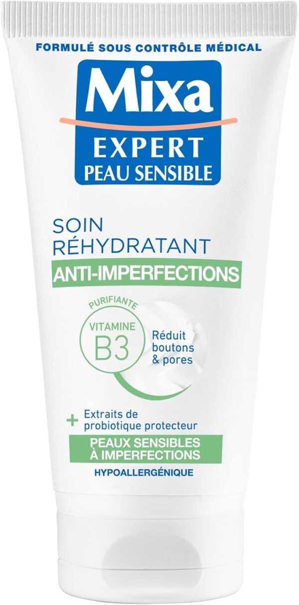 Soin Hydratant Anti-Imperfections Mixa Peau Sensible 50ml-0