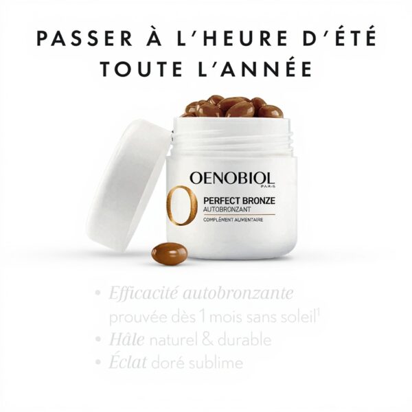 Autobronzant Oenobiol Perfect Bronze 5 pigments végétaux