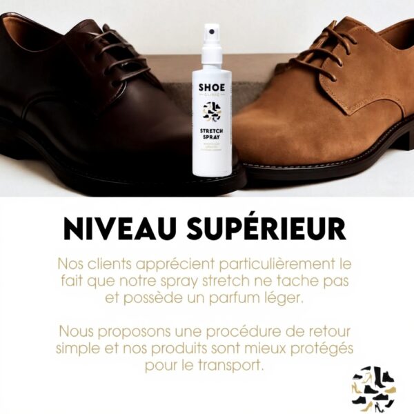 Spray extensible chaussures cuir daim Shoe Clinic hommes