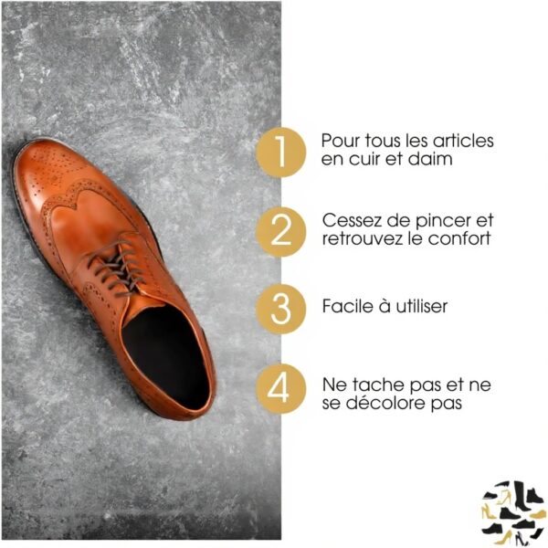 Spray extensible chaussures cuir daim Shoe Clinic hommes