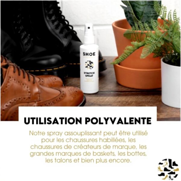 Spray extensible chaussures cuir daim Shoe Clinic hommes