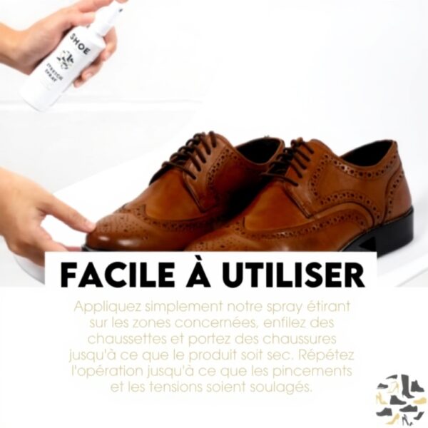 Spray extensible chaussures cuir daim Shoe Clinic hommes