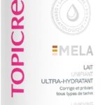 Lait corporel hydratant Topicrem Mela uniformise teint-0