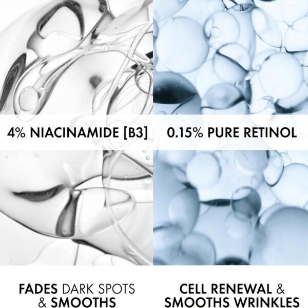 Crème Nuit Anti-Taches Vichy Niacinamide Rétinol Peaux