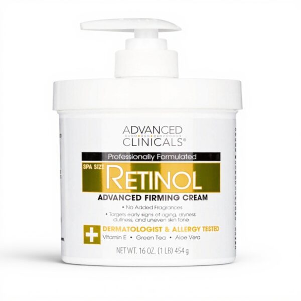 Crème au rétinol Advanced Clinicals - Hydratante anti-rides