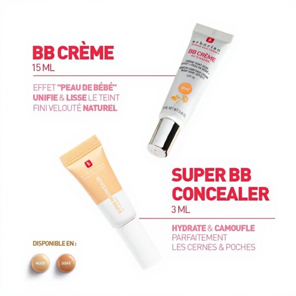 Coffret BB Crème Erborian Soin Coréen Peau de Bébé