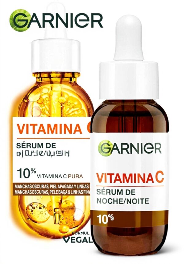Sérum anti-taches Garnier vitamine C soin de nuit visage