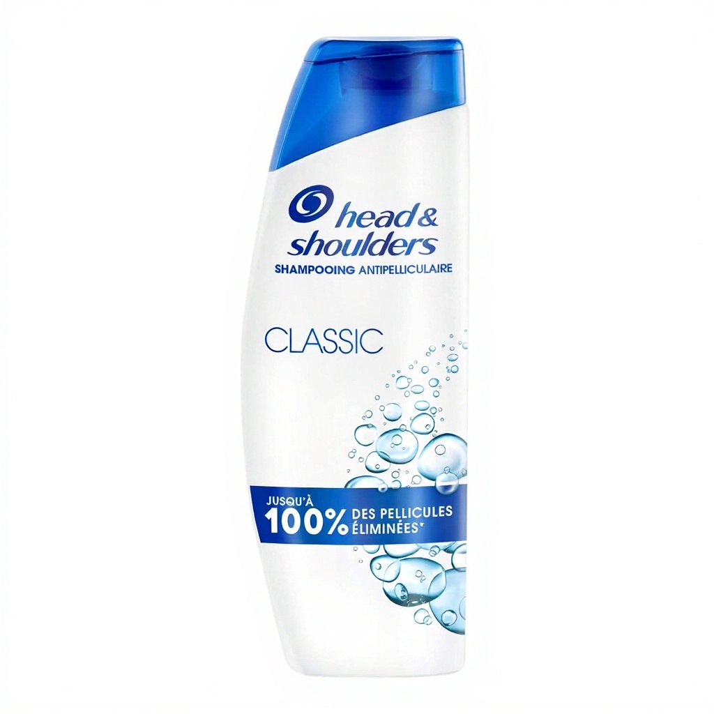 Head amp Shoulders Classic Shampoing Antipelliculaire 330ml, Usage Quotidien, Jusquà 100 des Pellicules Éliminées, Cliniquement Prouvé, Tous Types de Cheveux et de Cuir Chevelu