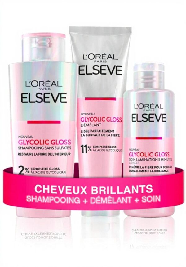Routine Capillaire L'Oréal Paris Cheveux Ternes Acide