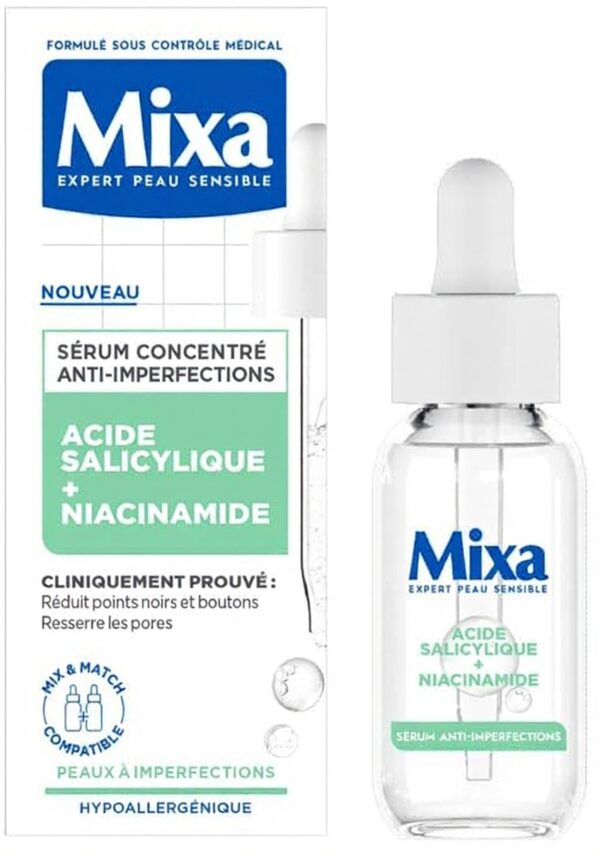 Sérum Anti-Imperfections Mixa Niacinamide Acide Salicylique