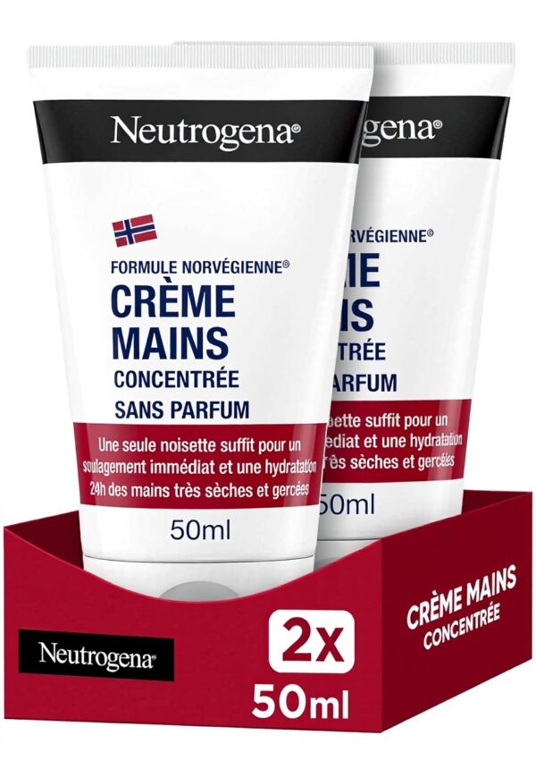 Crème mains Neutrogena hydratation 24h peaux sèches