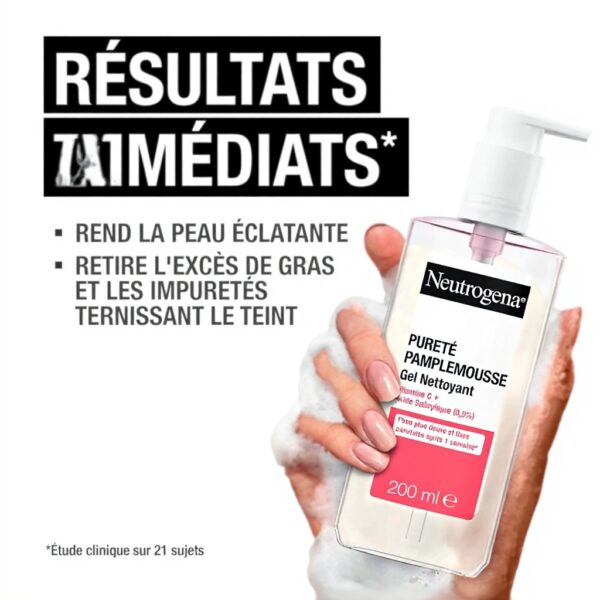 Neutrogena Gel Nettoyant Pamplemousse 200 ml vitamine C