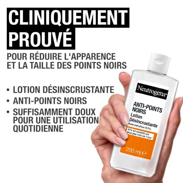 Lotion désincrustante anti-points noirs Neutrogena visage