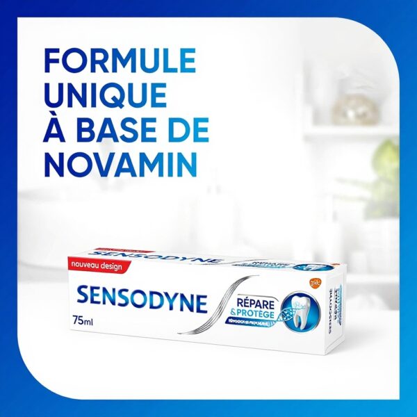 Sensodyne Dentifrice Répare Protège Dents Sensibles Novamin