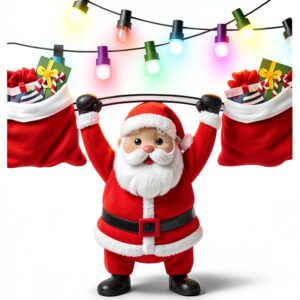 Impression sur toile Père Noël décoration murale cadre ou-0