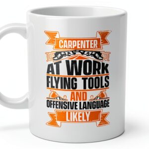 Generisch tasse menuisier céramique motif unique lave-0