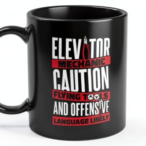 Generisch Tasse Ascenseur Cadeau Professionnel Céramique-0