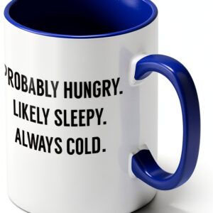 Tasse café céramique B&S Boutique bleue robuste micro-ondes-0