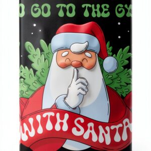 Impression sur toile Most Likely To Go To The Gym avec Santa-0