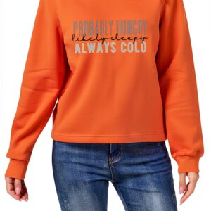 Sweatshirt Femme Vintage Couleurs Taille Oversize Confort-0