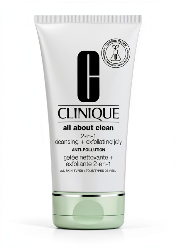 Clinique gelée nettoyante exfoliante visage acide