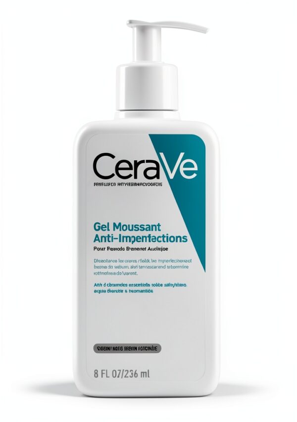 CeraVe Gel Moussant Anti-Imperfections Peau Acnéique Purifie